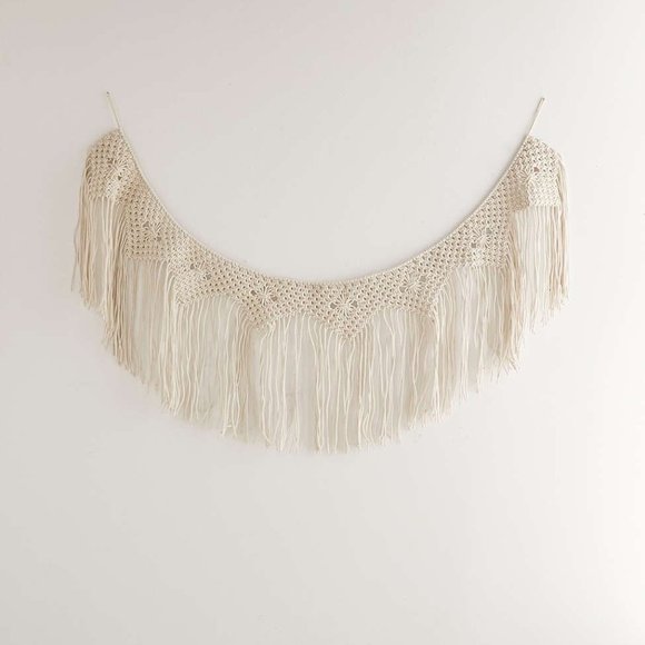 Urban Outfitters Cream Macrame Wall Hanging - Picture 2 of 4